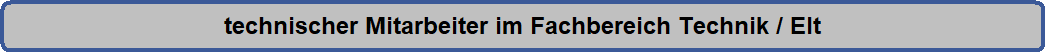 Stellenausschreibung Technik
