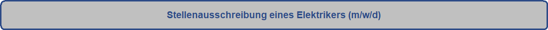 Elektriker
